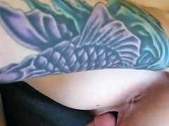 Creamy Pussy Fucked Doggy Style amateur sex